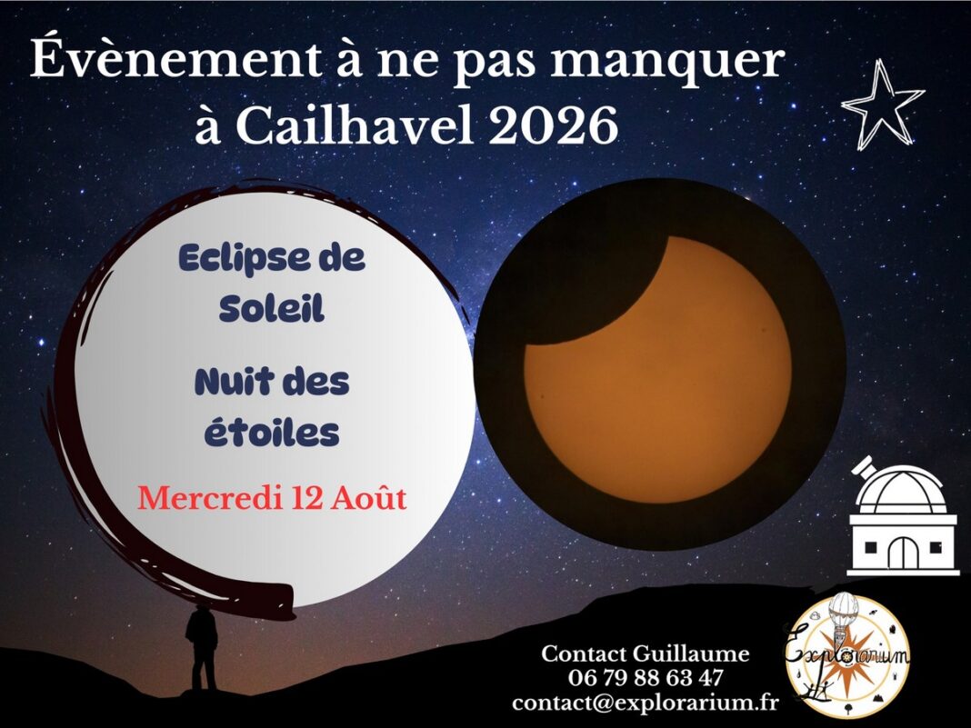 ECLIPSE DE SOLEIL ET NUIT DES ÉTOILES  Cailhavel