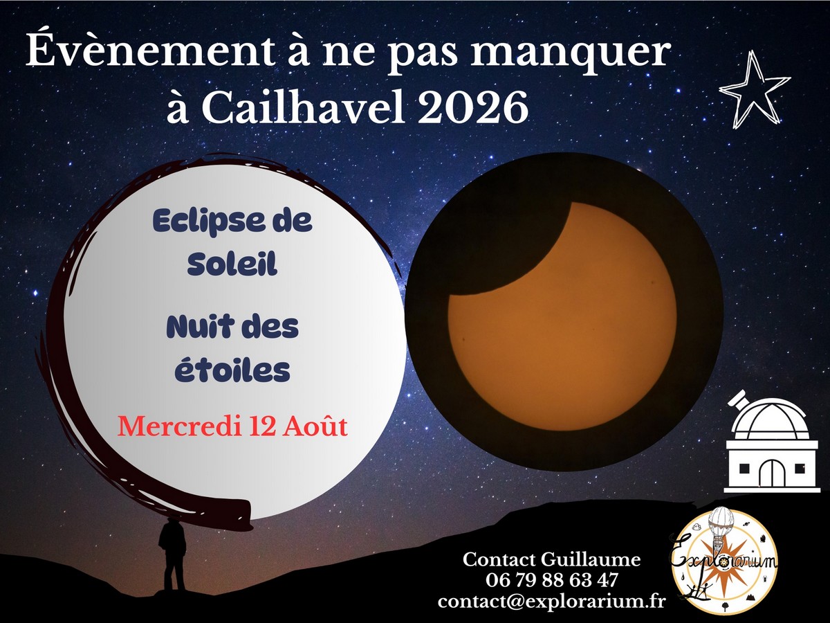 ECLIPSE DE SOLEIL ET NUIT DES ÉTOILES