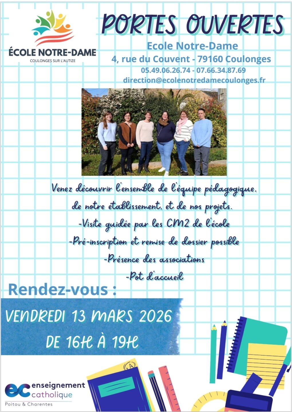 Ecole Notre-Dame Portes ouvertes