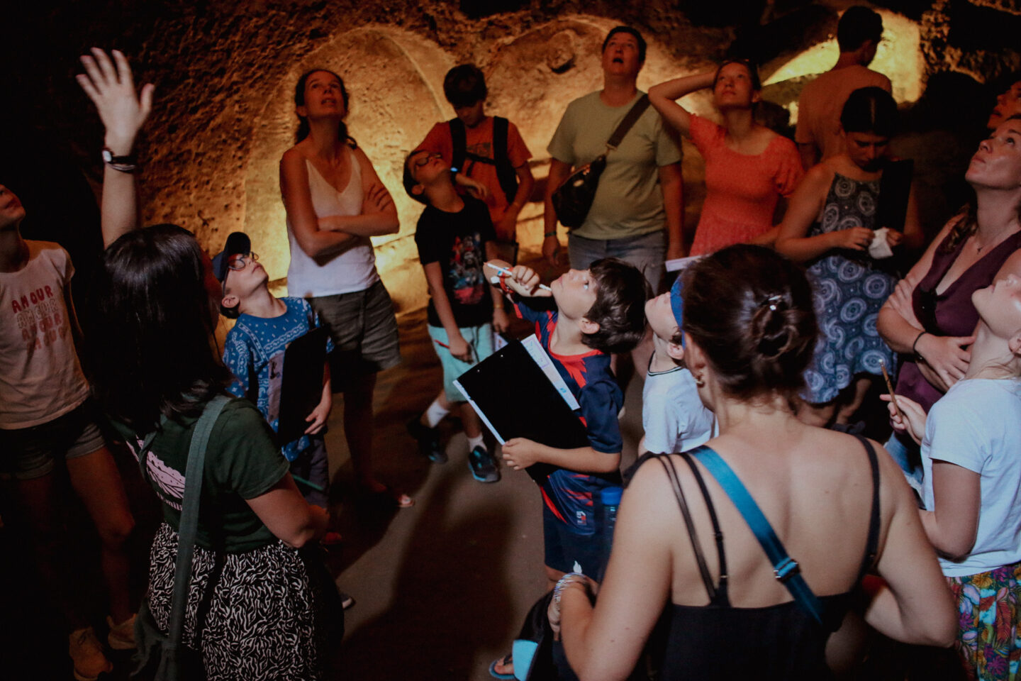 Enquête dans les souterrains visite enfants