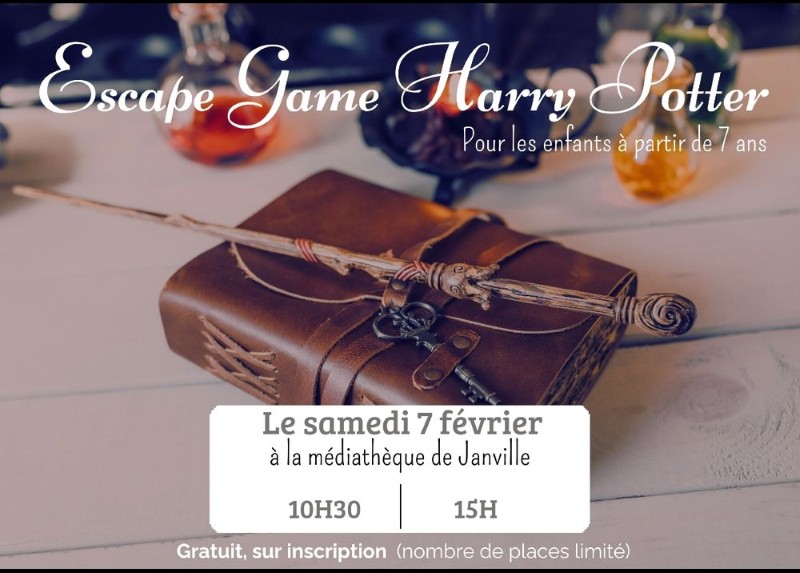 Escape game Harry Potter à la médiathèque
