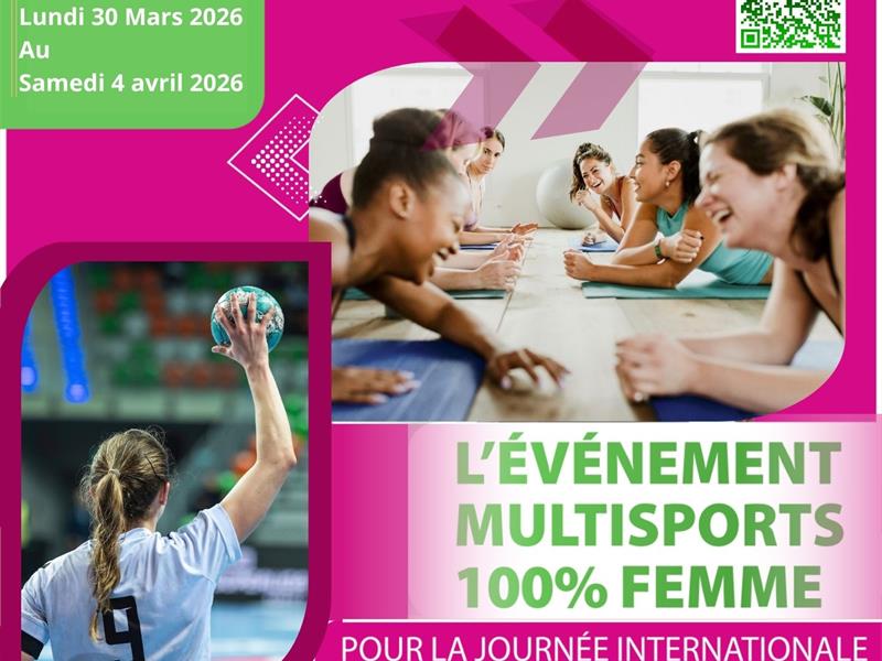 Évènement multisports le sport donne des Elles