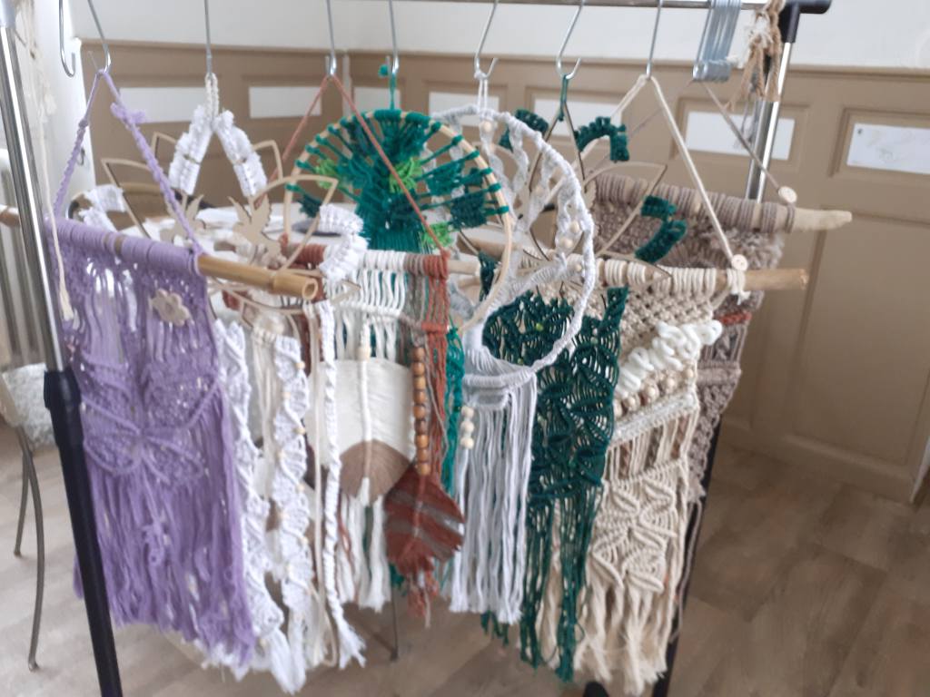 Expo-Vente Créations Macramés