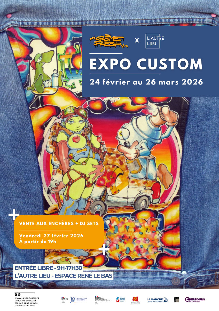 Expo-vente “Custom” par le collectif Crème Fresh
