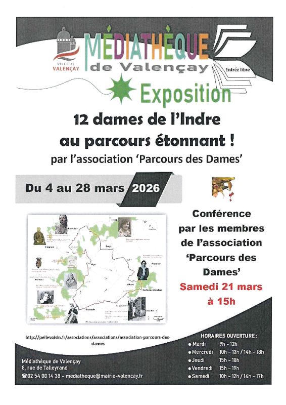 Exposition 12 dames de l'Indre au parcours étonnant !