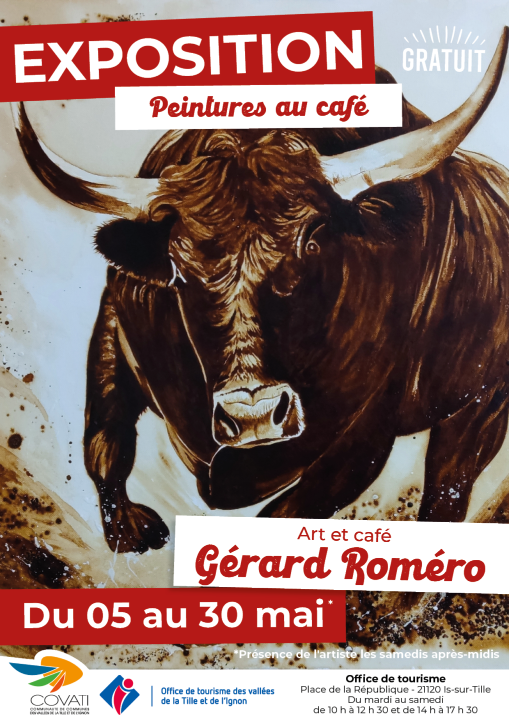 Exposition Art et café Gérard Romero