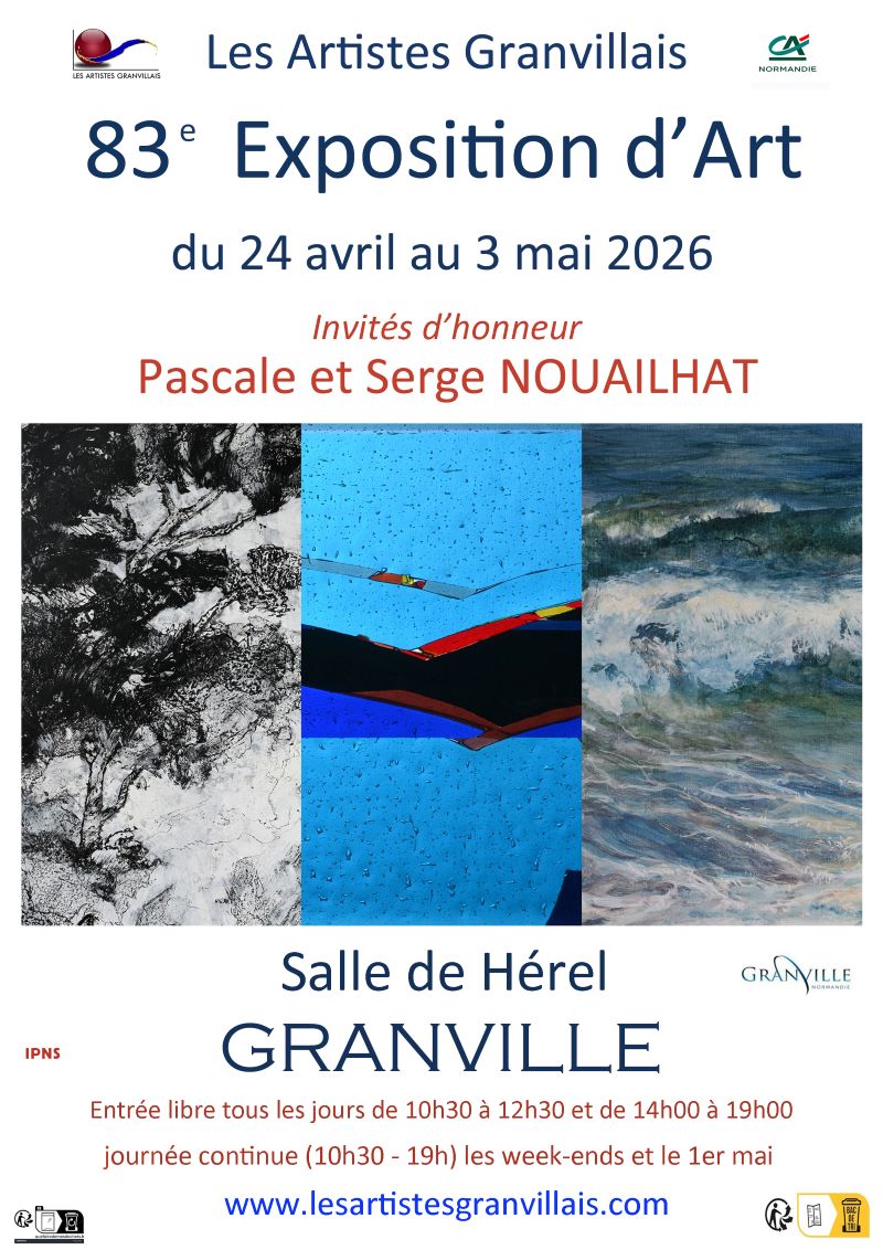 Exposition d'art des artistes granvillais 83e édition