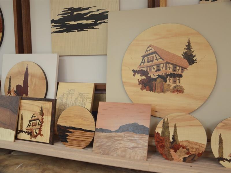 Exposition de marqueterie contemporaine 6 place de l’Hôtel de Ville Niederbronn-les-Bains 2026-03-03 Exposition de marqueterie contemporaine