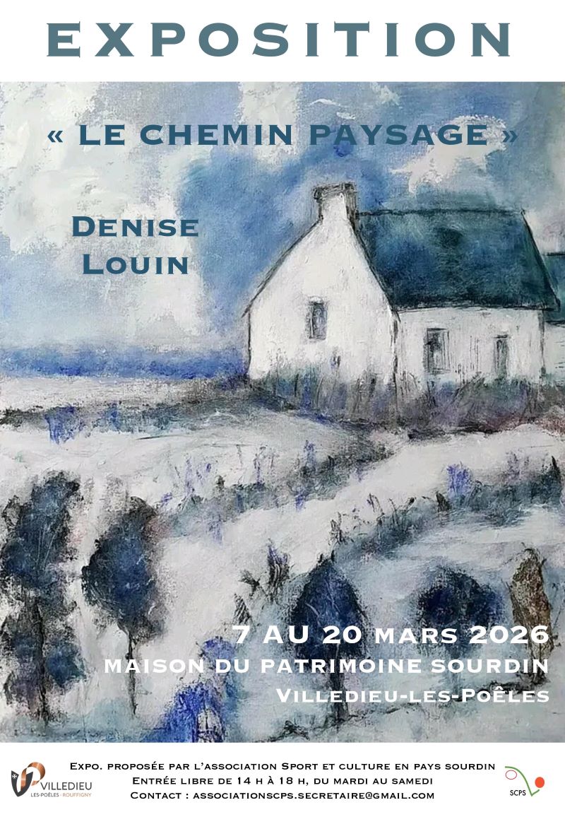Exposition de peinture Le chemin paysage par Denise Louin