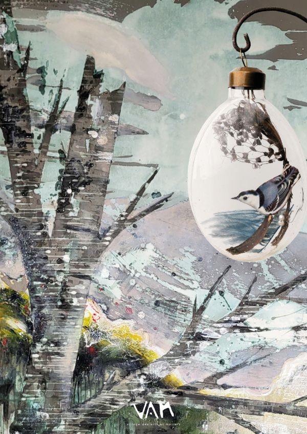 EXPOSITION DE PLUME ET D'ECORCE