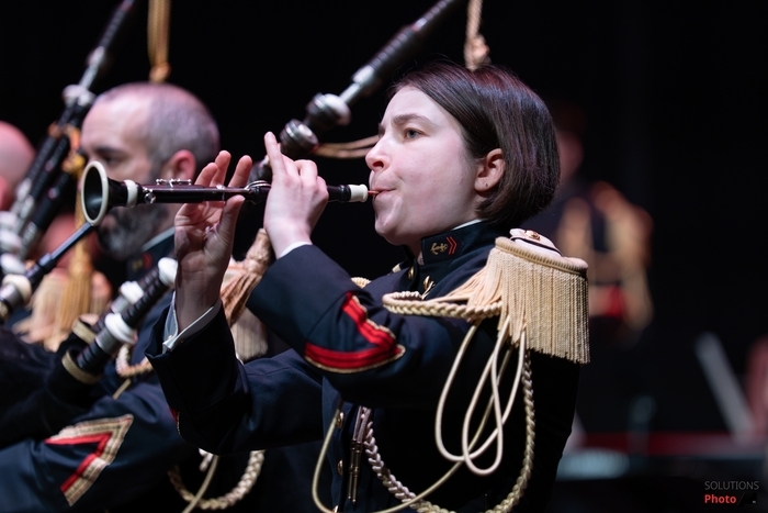 Fanfare et Bagad de la 9e BIMa La Passerelle salle de spectacle des Vallées du Clain Nouaillé-Maupertuis