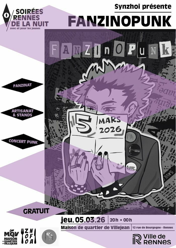 Fanzinopunk Maison de quartier Villejean Rennes