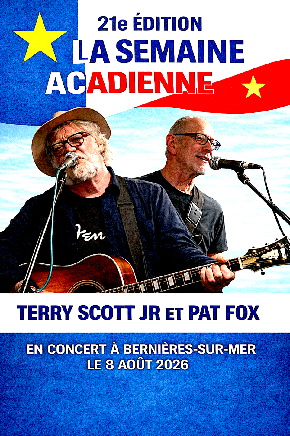 Festival la semaine acadienne : Concert gratuit de Terry Scot jr