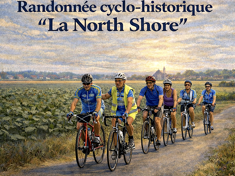 Festival la Semaine Acadienne randonnée cyclo-historique La North Shore