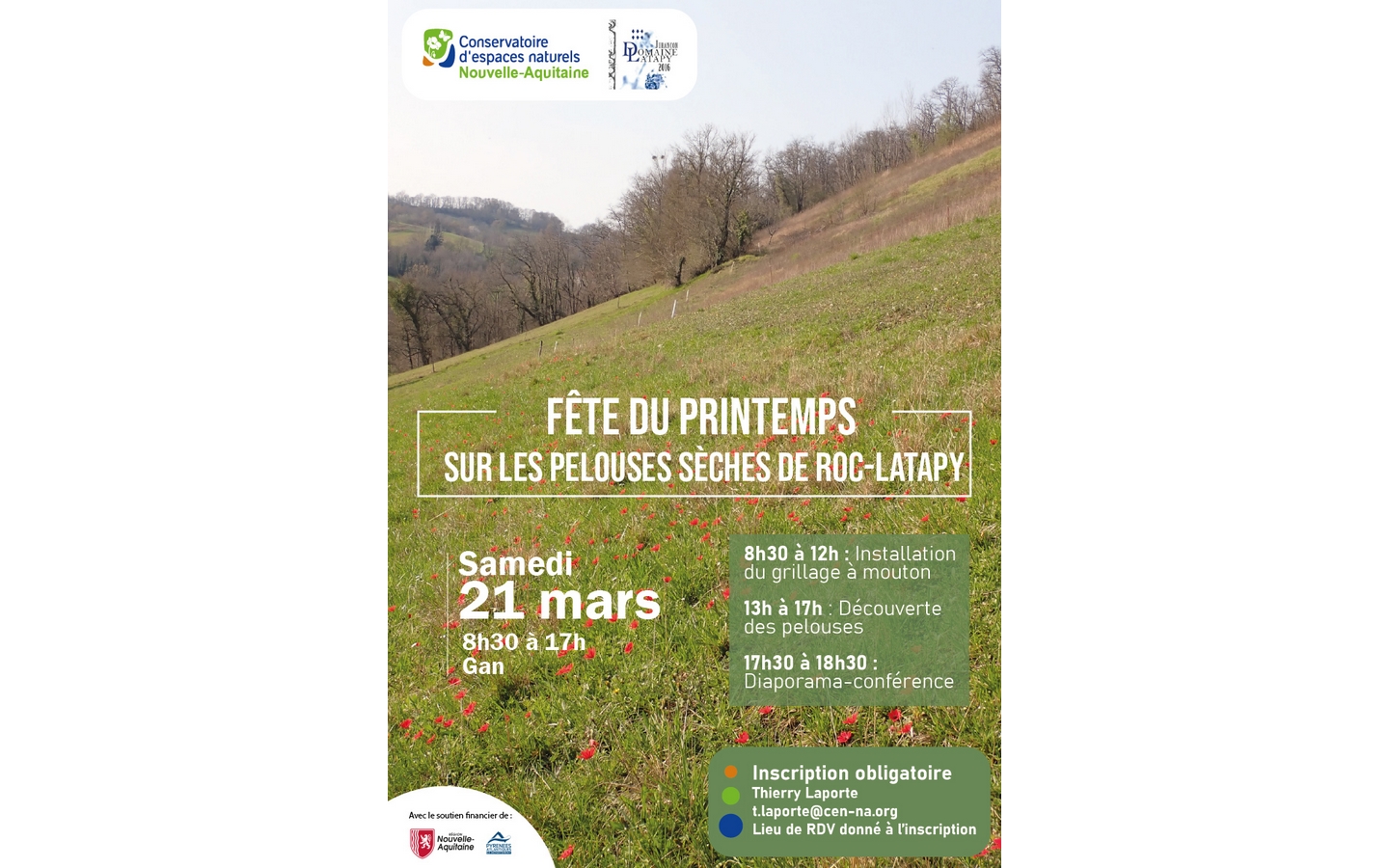 Fête du printemps Sur les pelouses sèches de Roc-Latapy