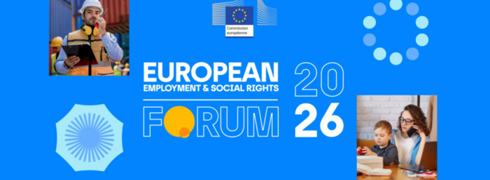 Forum européen de l’emploi et des droits sociaux 2026 Centre de conférences et d’événements (EGG) Anderlecht Forum européen de l'emploi et des droits sociaux 2026 Centre de conférences et d’événements (EGG) Anderlecht