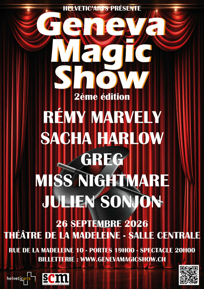 Geneva Magic Show 2026 (2ème édition) Salle Centrale de la Madeleine Genève