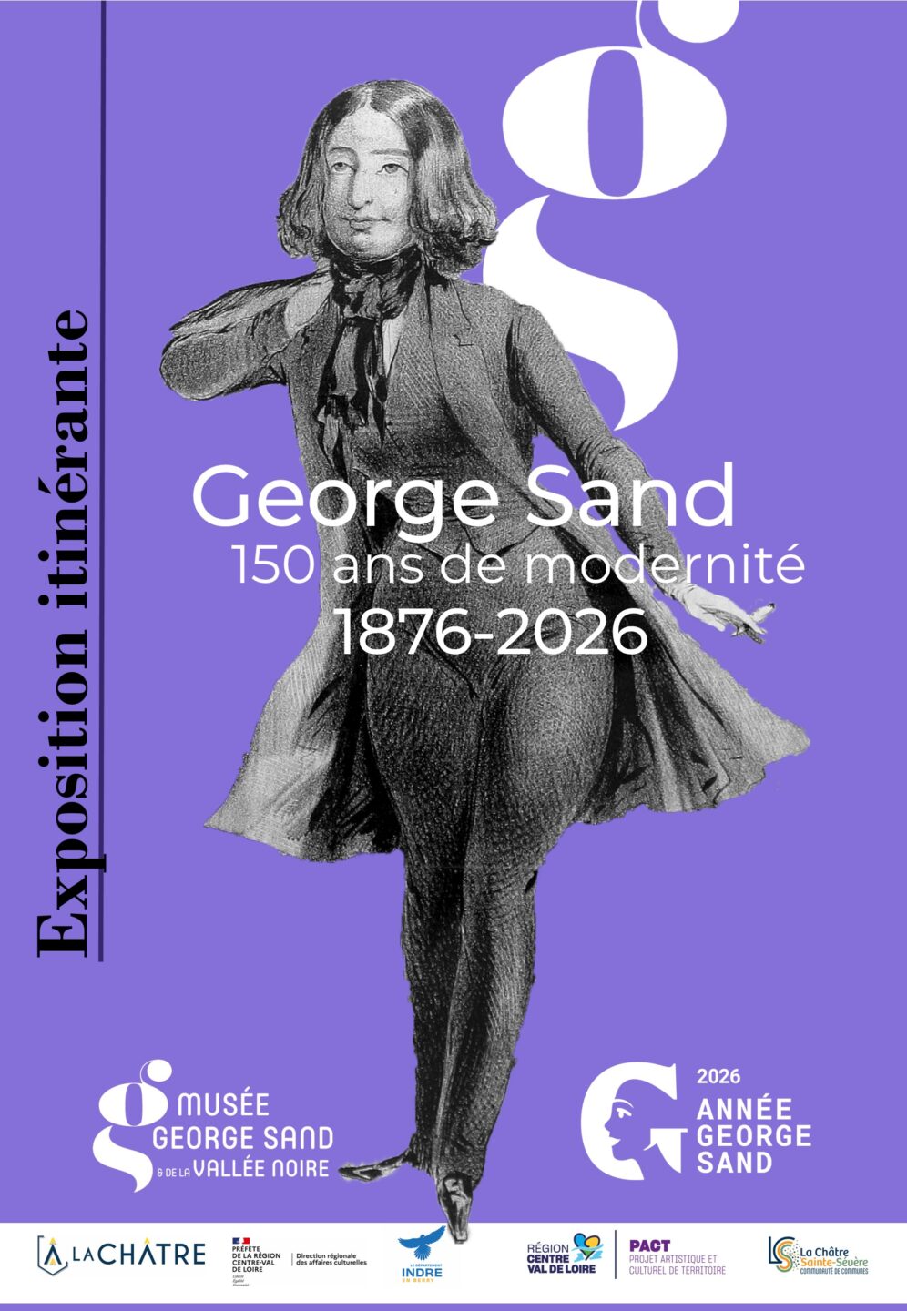 George Sand 150 ans de modernité (1846-2026) A la bibliothèque Leïla Slimani Bourges 2026-11-02 George Sand 150 ans de modernité (1846-2026)