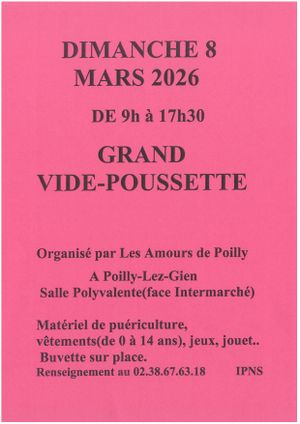Grand Vide-poussette
