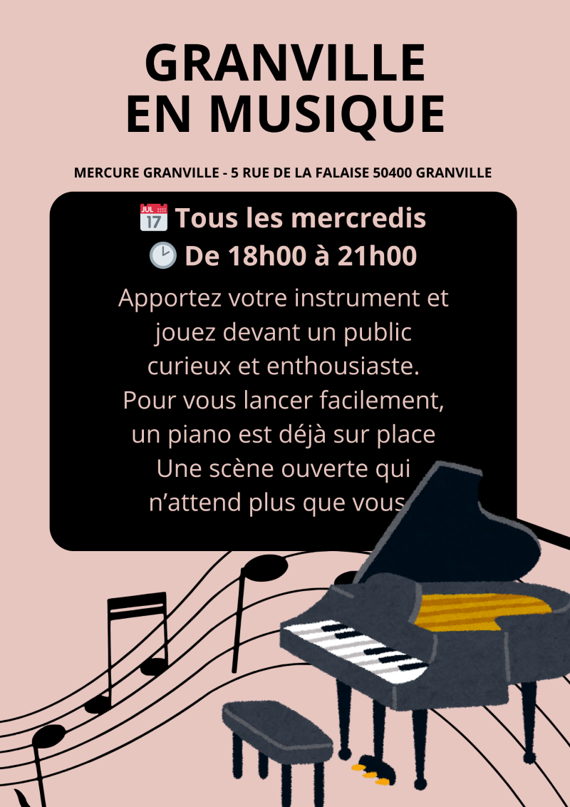 Granville en musique scène ouverte