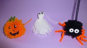 Halloween La Tour Nivelle Atelier les pompons d’Halloween