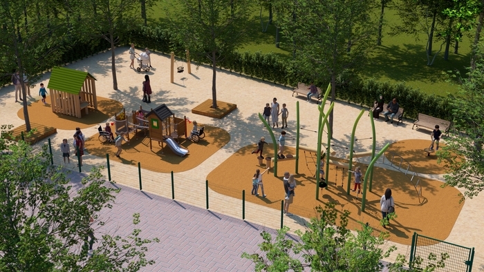 Inauguration de l'aire de jeux du square Bertrand de Goth Square Bertrand de Goth Bordeaux