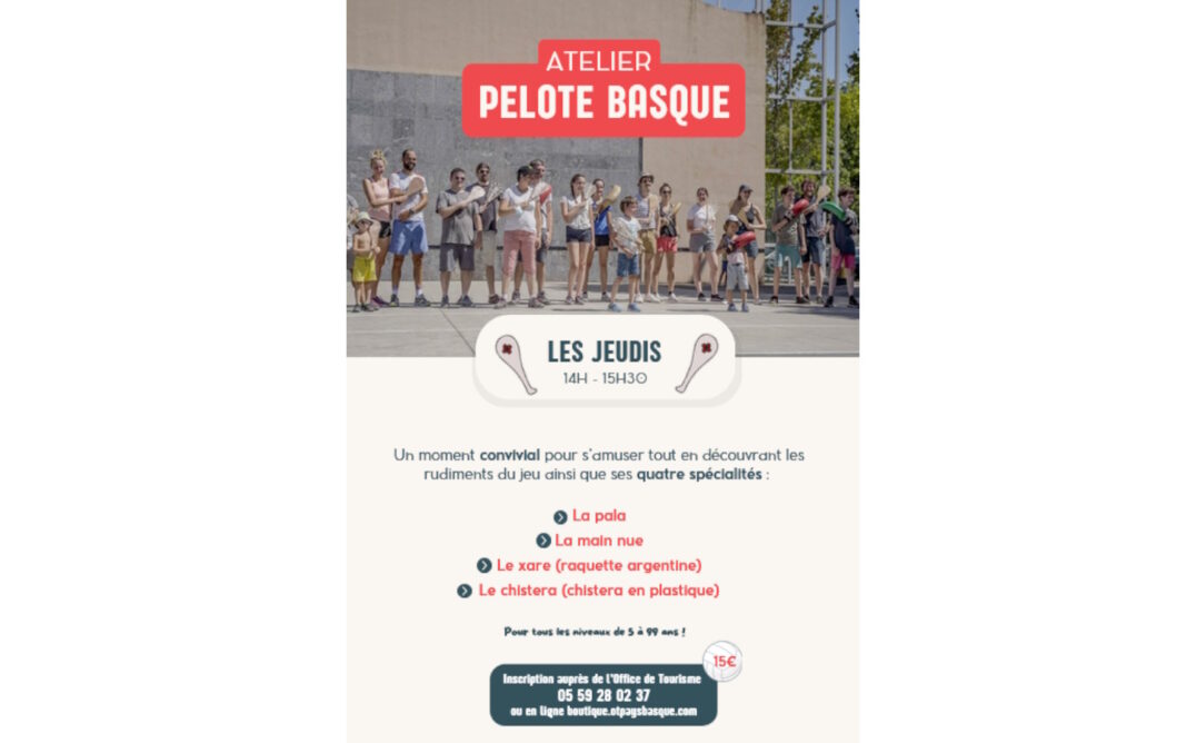 Initiation à la pelote basque Fronton Mauléon-Licharre