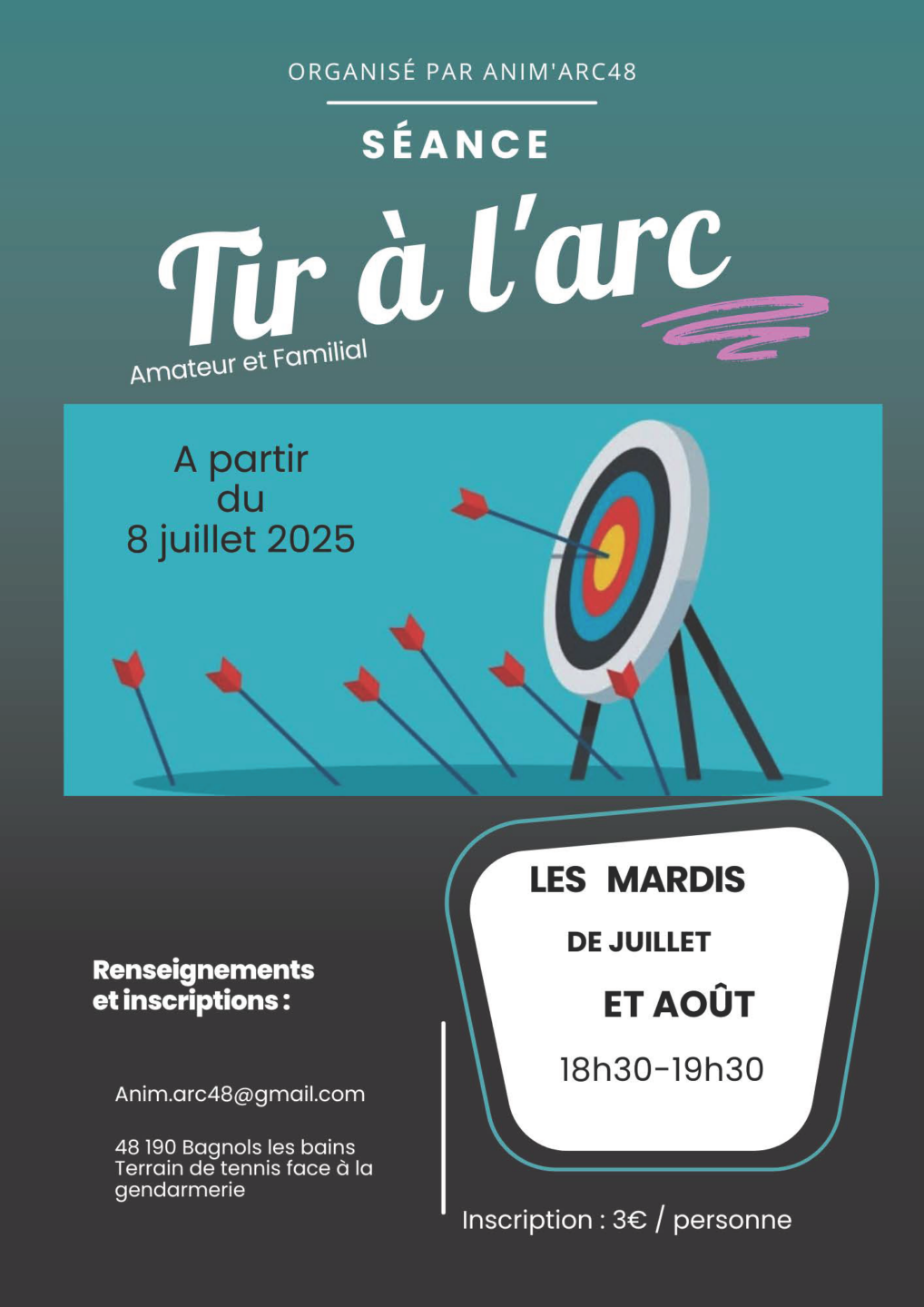 INITIATION AU TIR À L’ARC