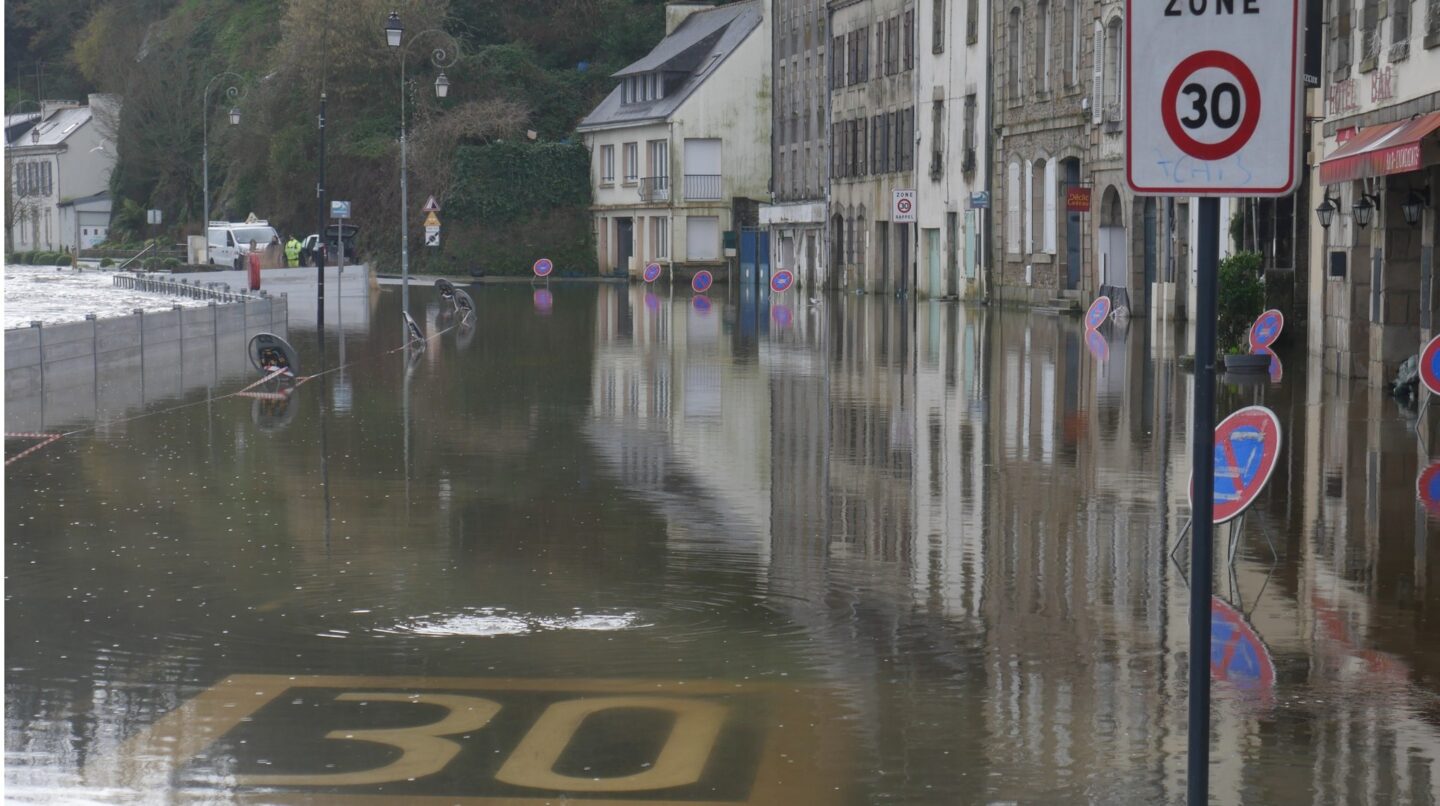 Quimperlé inondations hiver 2026