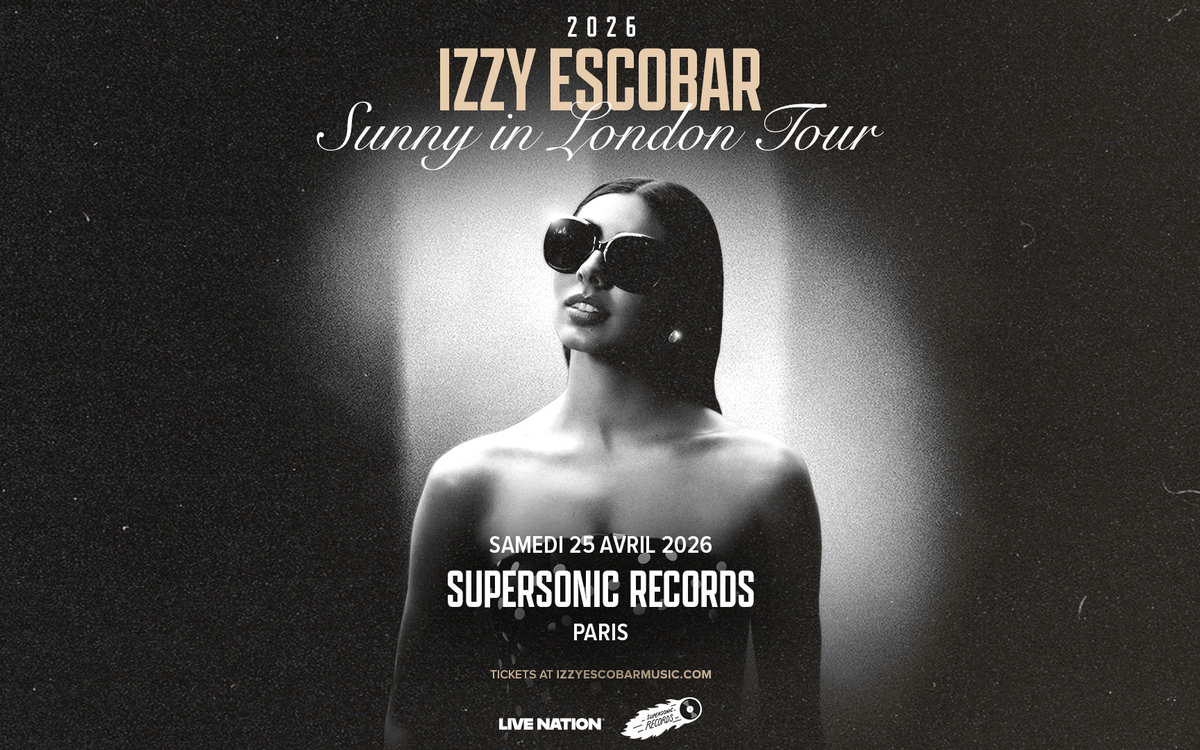 Izzy Escobar en concert (côté Records) Supersonic Records  Paris