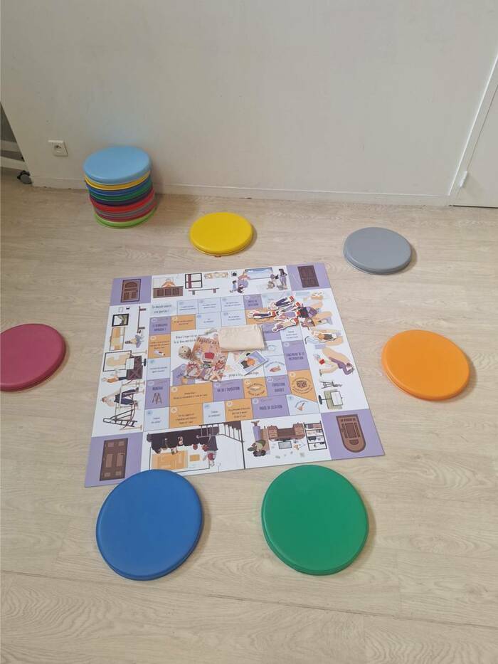 Jeu de l'oie "Pagaille au musée" Musée Quai Zola Rennes