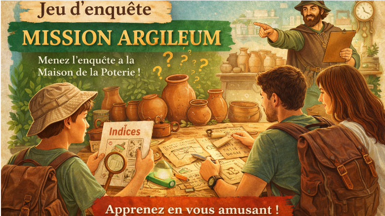JEU D'ENQUÊTE MISSION ARGILEUM