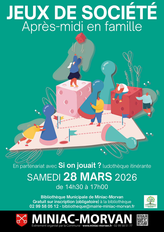 Jeux de société Bibliothèque municipale de Miniac-Morvan Miniac-Morvan