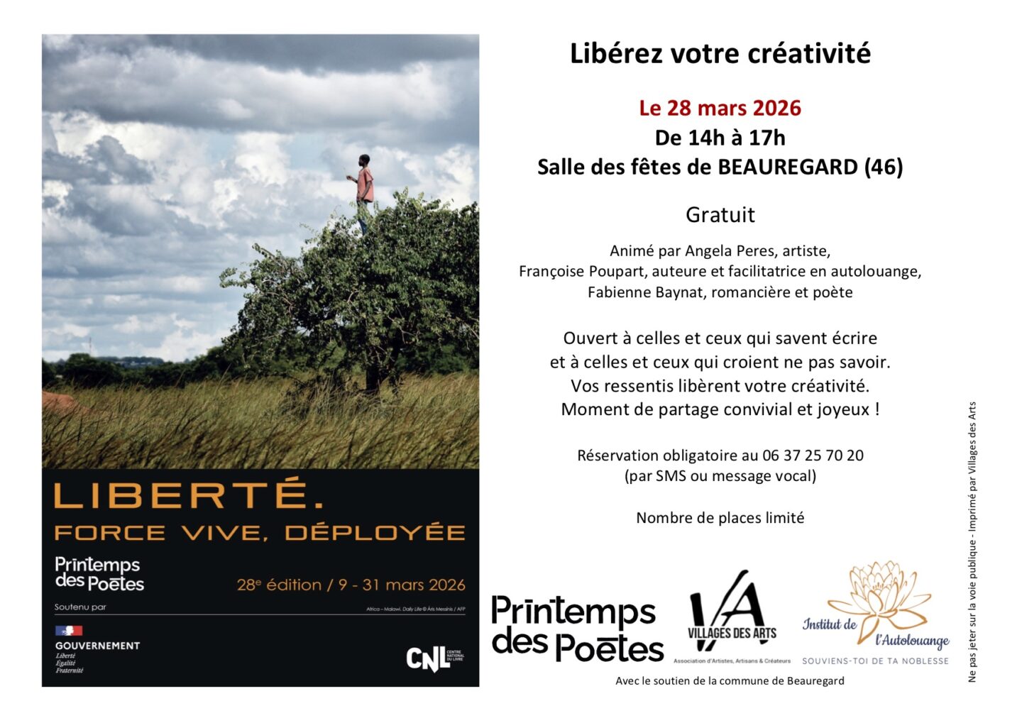 Journée des Poètes Beauregard 2026-03-28 Journée des Poètes