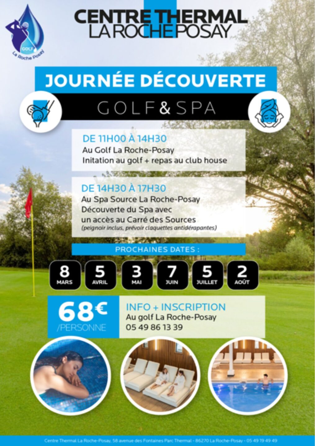 Journée Golf & SPA La Roche-Posay