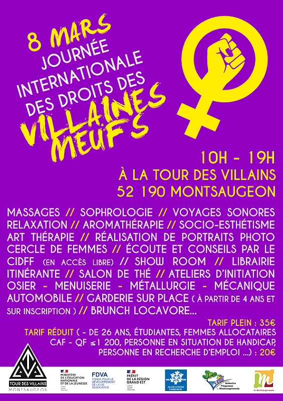 Journée Internationale des Villaines Meufs à la Tour des Villains