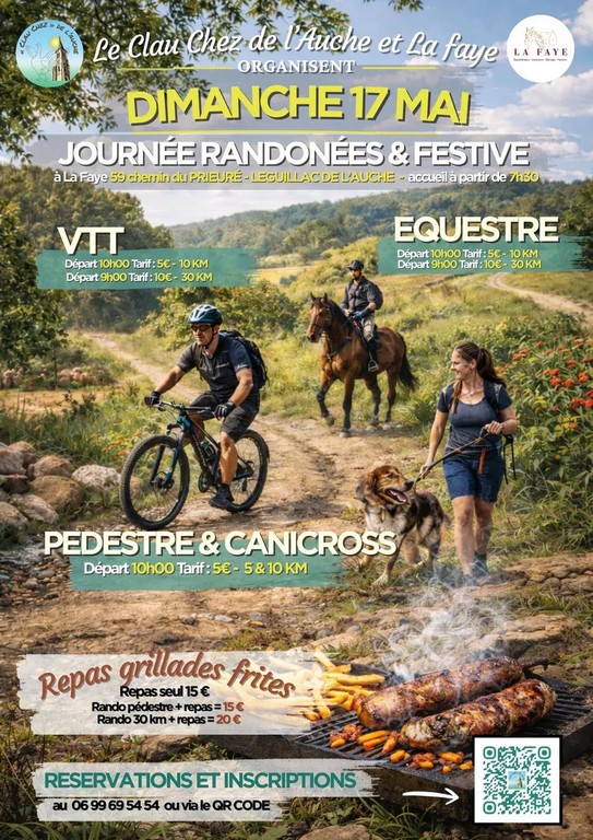 Journée randonnées 59 Chemin du Prieuré Léguillac-de-l’Auche 2026-05-17 Journée randonnées