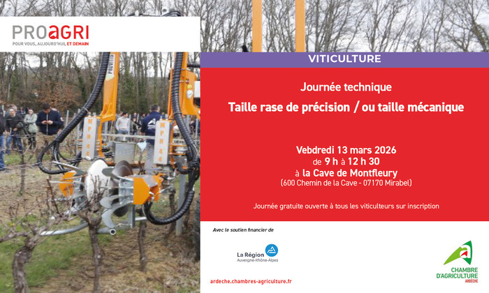 Journée technique sur la taille rase de précision La cave de Montfleury