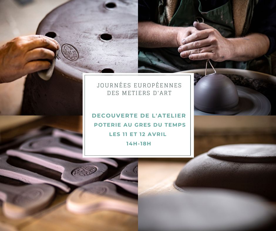 Journées Européennes des Métiers d'Art à la poterie Au Gré du Temps