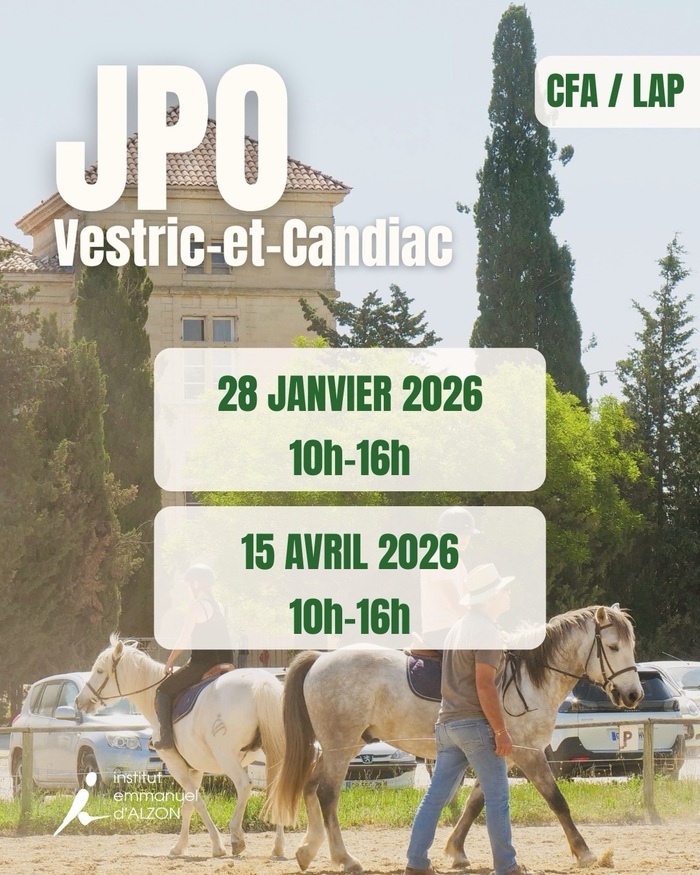 JPO à Vestric et Candiac CFA d'Alzon