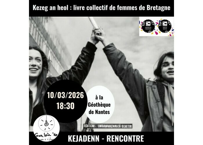 Kezeg an heol : livre collectif de femmes de Bretagne Librairie la Géothèque Nantes