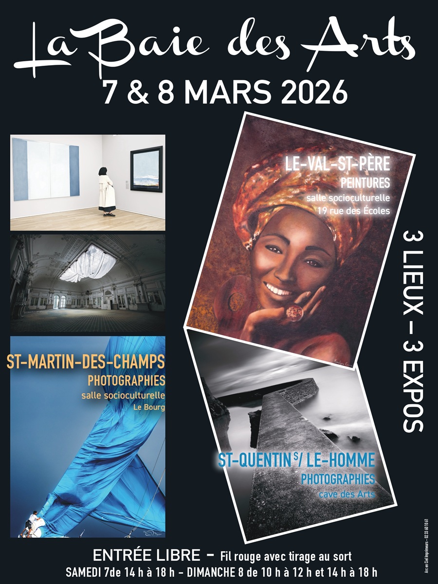 La Baie des Arts 3 lieux 3 expos