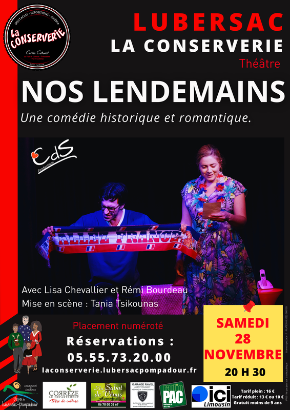 La Conserverie soirée théâtre Nos lendemains