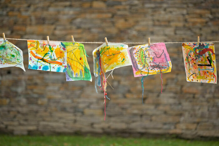 La Grande Lessive Place Jean-Jaurès La Grand-Combe La Grande Lessive Place Jean-Jaurès La Grand-Combe