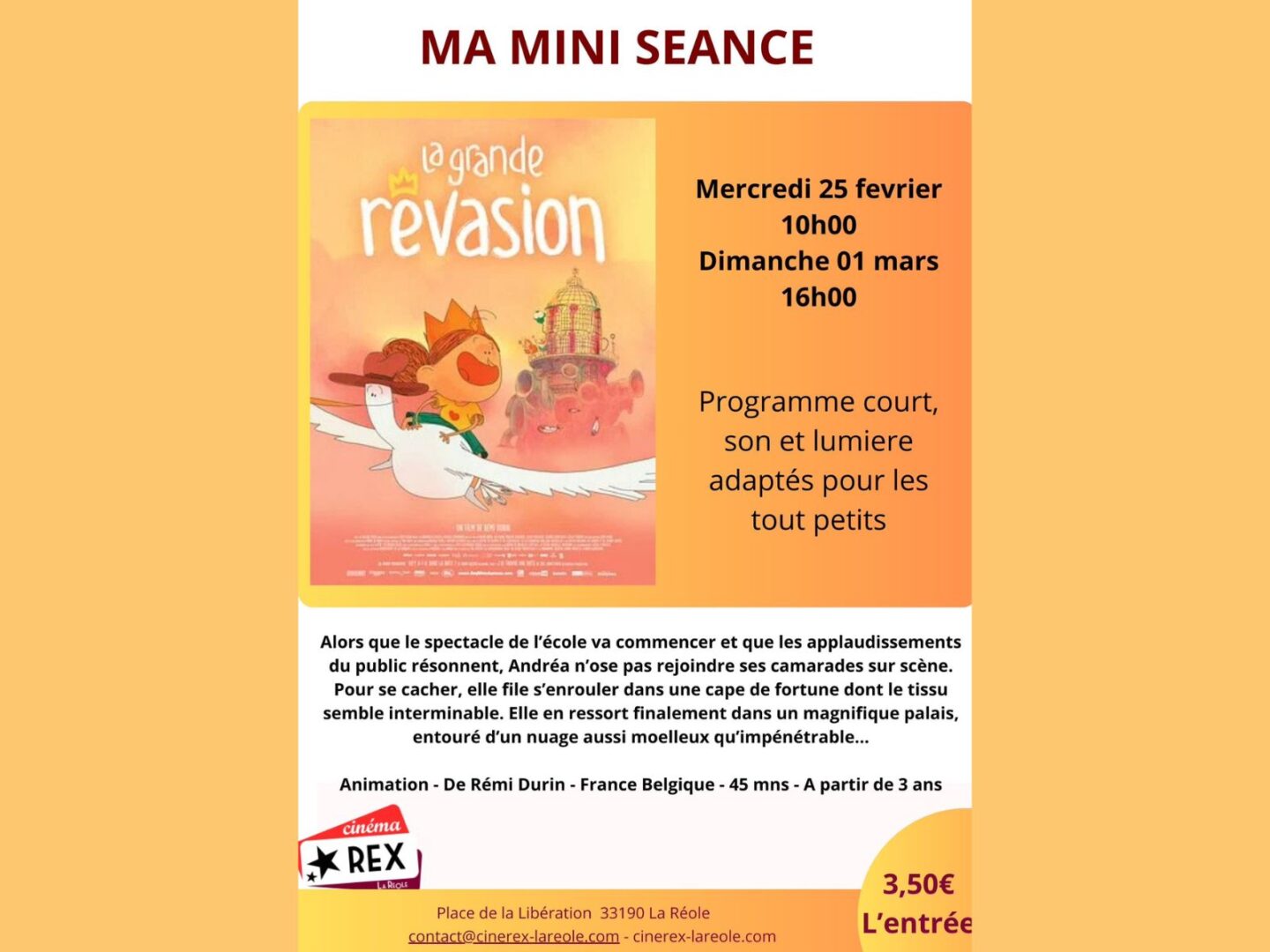 La Grande Revasion ma mini senace