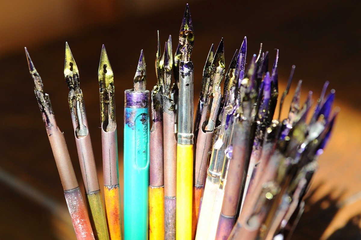 La Tour Nivelle Calligraphie sur marque-page