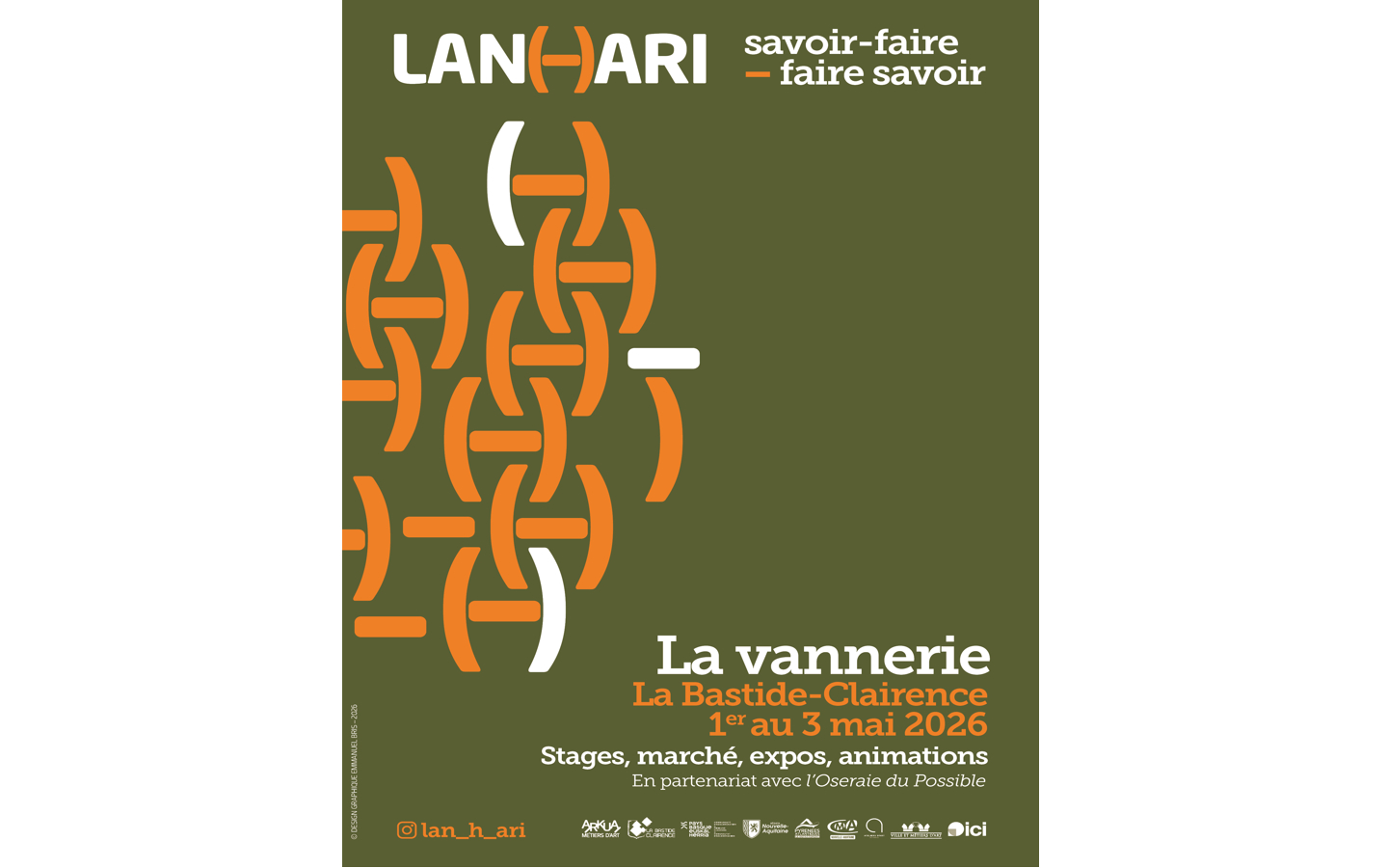 La vannerie exposition de Marion Buy et de Joël Dagès