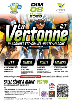 La Vertonne - Randonnée VTT - Gravel - Route - Marche Salle Sèvre et Maine