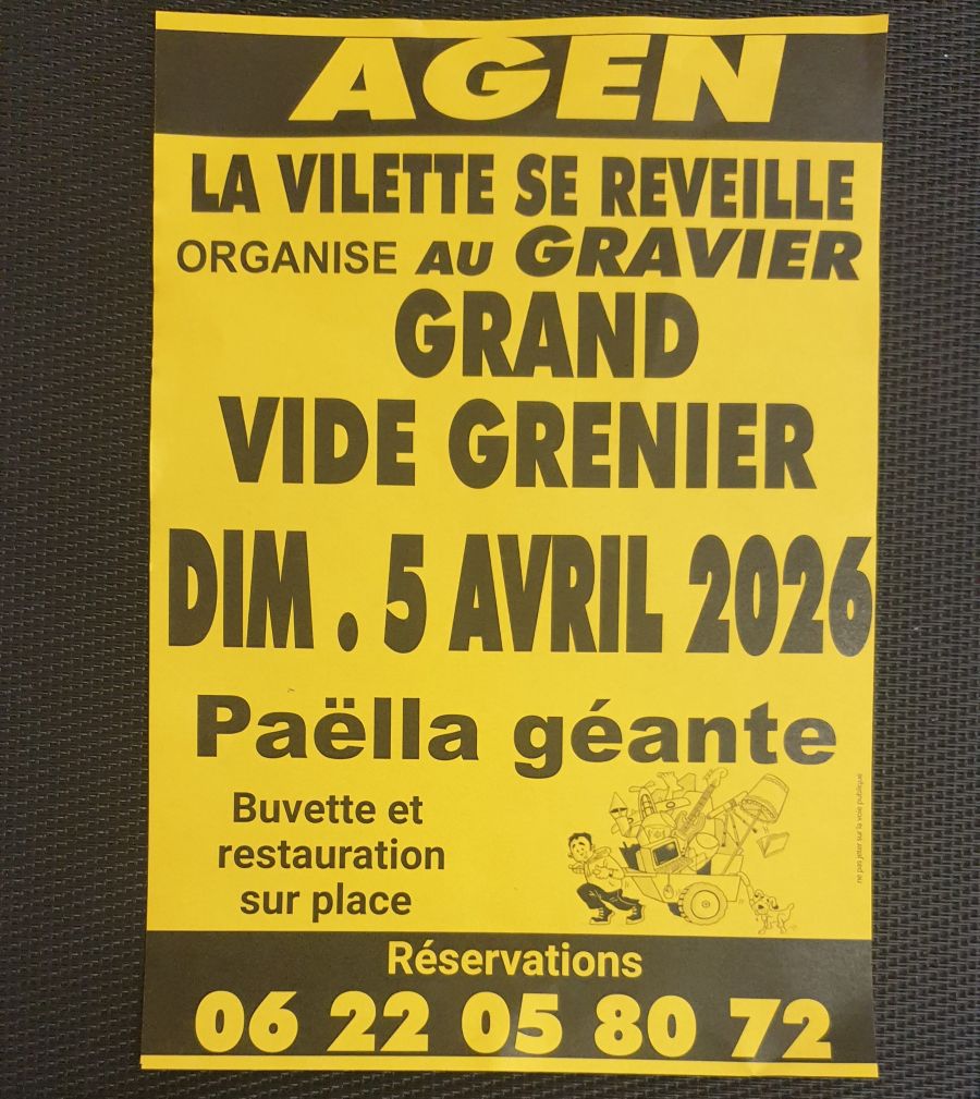 La Villette se réveille Au gravier Agen 2026-04-05 La Villette se réveille