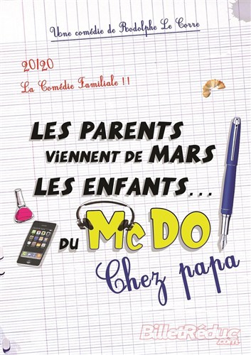 L'Atelier des Artistes Les parents viennent de Mars les enfants ...du MC DO
